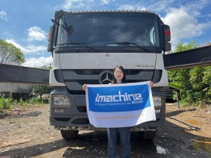 Camion pompe à béton Zoomlion 2018 53m avec châssis Benz