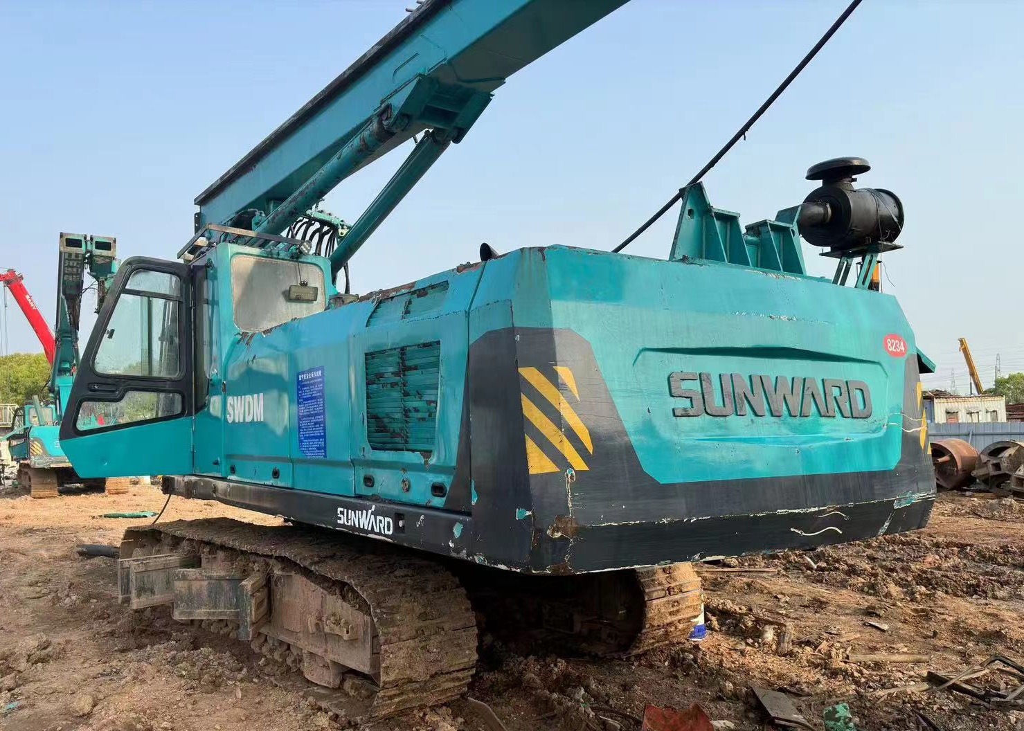 2014-sunward-swdm150-rotary-drilling-rig