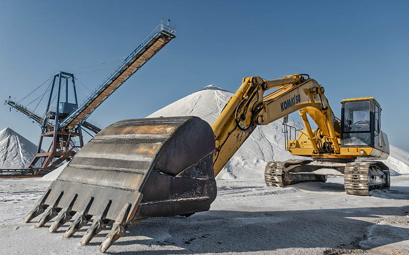 Entretien hivernal de l’excavatrice